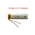 Batteria Li Lipo sostitutiva ai polimeri di litio da 3,7 V 1100 mAh 791866 JST 2 pin 1.0/1.25/1.5/2.0/2.54mm connettore per fotocamera GPS LED