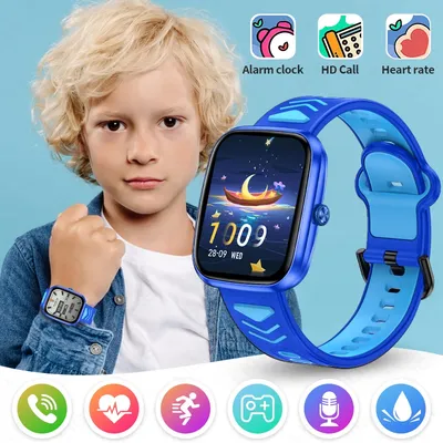 LIGE 2025 Kids Smart Watch Child HD Touch Screen Games Smartwatch Music Watch Boy Girl Gift Children Smartwatch For IOS Android