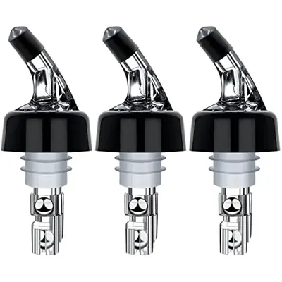 Automatic Measured Bottle Pourer - Pack of 3, 20ml 30ml 40ml Quick Shot Spirit Measure Pourer Drinks Wine Cocktail Dispenser