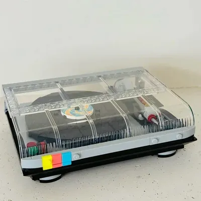 NEW MOC Classic Festival Retro Record Player Building Blocks Model Music Player Assemble Bricks Birthday Toy Gift for Kid Adult