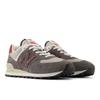 Sneaker NEW BALANCE "574", Gr. 42,5, castlerock, t, Textil, Synthetik, sportlich, Schuhe