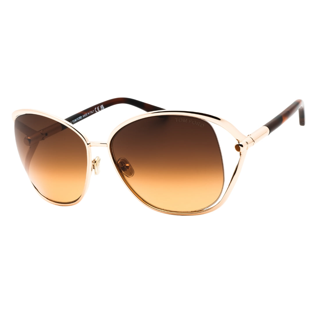 Tom Ford Marta Sonnenbrille in glänzendem Roségold Image