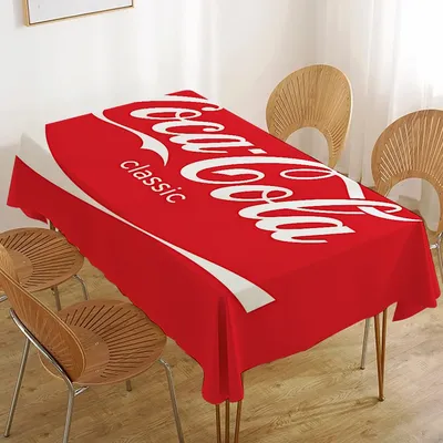 C-Coca-Cola Logo Table Decor Sunset Coastal Table Cloths for Kitchen Dining Table Cloth for Rectangle Tables