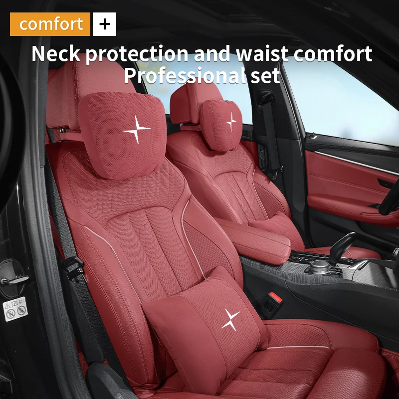 Auto Kopfstütze Nackenstütze Sitz Lendenkissen Nackenkissen Für Volvo Polestar Polestar 1 2 3 4 5 6 2019-2024 Synergiezubehör Image