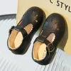 Sommer Herbst Kinder Leder Schuhe Mode Ausschnitte Jungen Mädchen Casual Schuhe Weichen Boden Kleinkind Mädchen Schuhe Größe 16-30