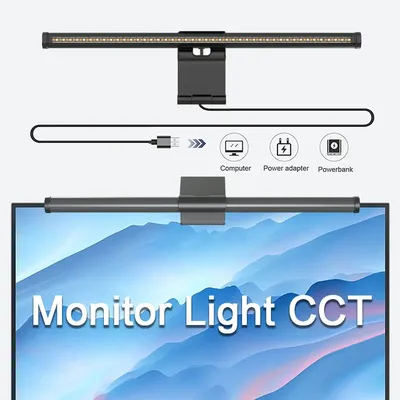 Eye-Care Stepless Dimming Lighting LED Desk Lamp Monitor Light Bar Table Lamp Computer Monitor Screen Light Bar for Work Gaming