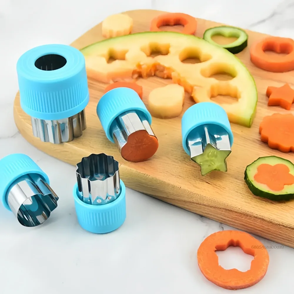 1set Präge Form Edelstahl Cartoon Druck Form Schmetterling Geformt Schneiden für Obst Gemüse Keks Backen Gebäck Werkzeug Image