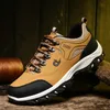 Leichte Wanderschuhe Männer Große Größe 48, Nicht-slip männer Trekking Turnschuhe Outdoor Leder Wanderschuhe Männer zapatillas de hombre
