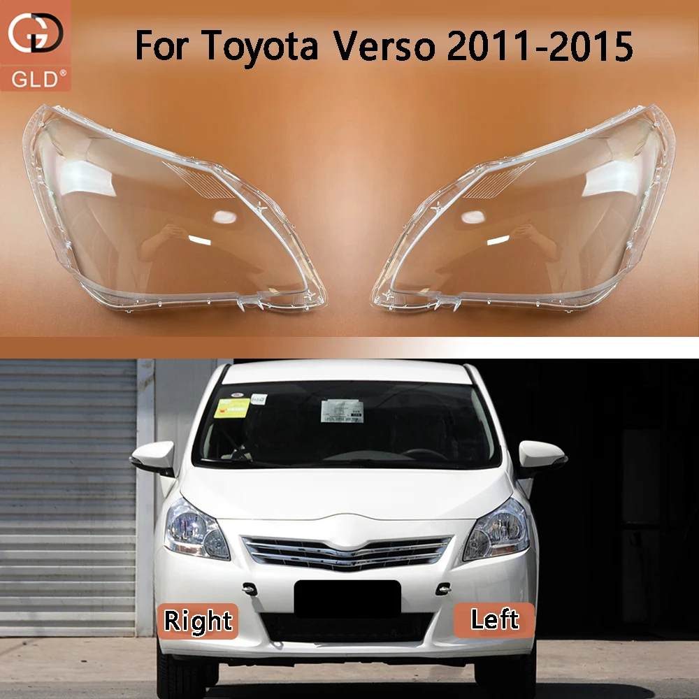 Auto Front Scheinwerfer Abdeckung Auto Scheinwerfer Lampen schirm Lampen abdeckung Scheinwerfer Licht Linsen schale für Toyota Verso 2011 2012 2013 2014 2015