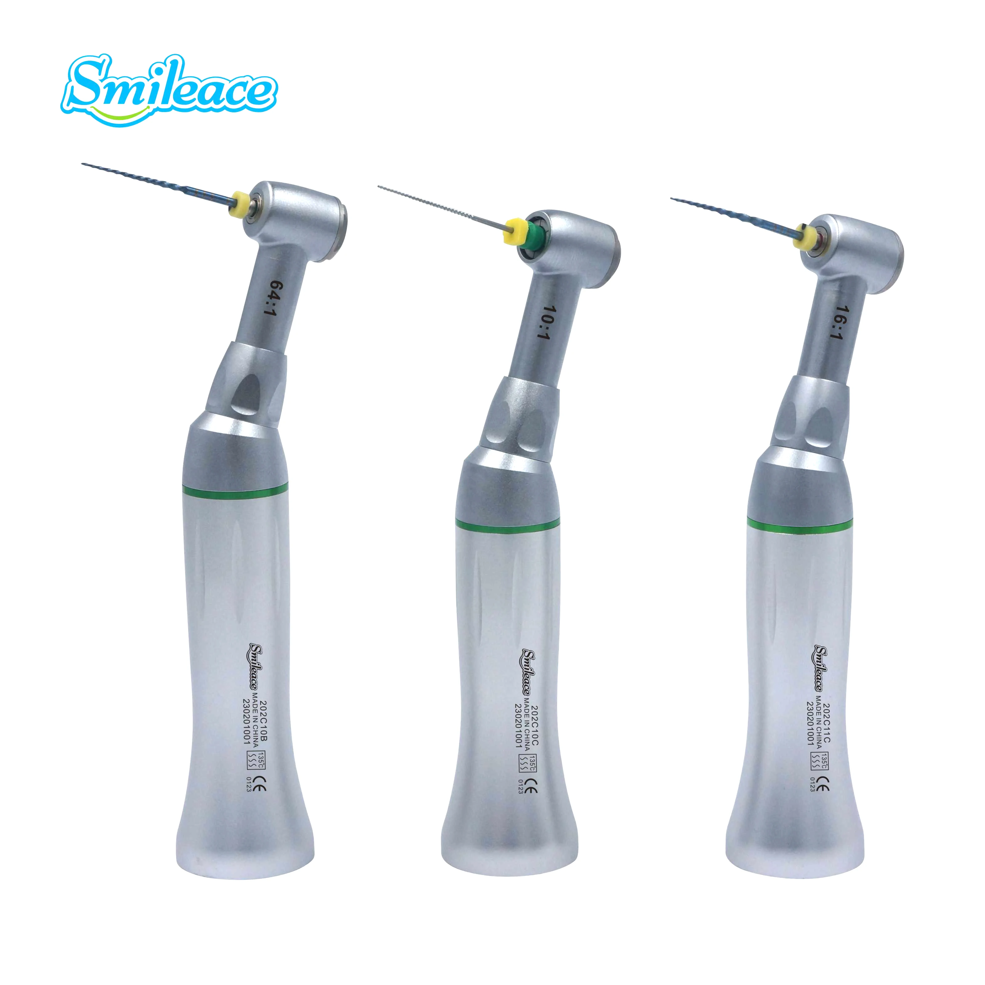 Zahnarztsausrüstung 60 ° Twist Reciprocating Hand Engine Files Head 10:1 Contra Angle Low Speed Handstück Endodontic Rotary Dentist Image