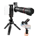 Obiettivo zoom 40X con treppiede Teleobiettivo per telefono Telescopio per telefono Obiettivo per fotocamera per telefono per escursionismo Campeggio Osservazione della fauna selvatica Luna