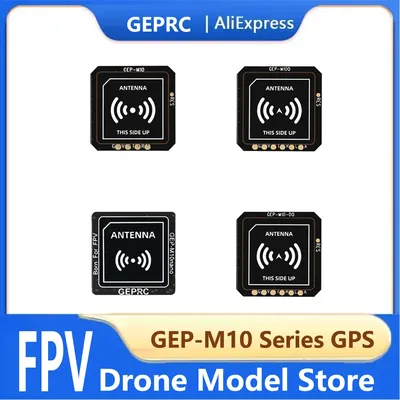 GEPRC GEP-M10 Series GPS Built-in Flash Chip QMC5883L Magnetometer DPS310 Barometer Accurate and Farad Capacitor for FPV Drone