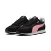 Sneaker PUMA "Softride St Miler Erwachsene", Gr. 46, schwarz pinkscape weiß pink, Obermaterial:, Leder; Futter: Textil; Innensohle: Textil; Laufsohle: Gummi, Schuhe
