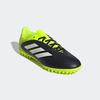 Fußballschuh ADIDAS PERFORMANCE "COPA PURE 3 CLUB KUNSTRASEN", Gr. 44, core schwarz, cloud weiß, lucid lemon, Synthetik, sportlich, Schuhe, geeignet für harte Untergründe Asche und Kunstrasen