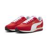 Sneaker PUMA "St Miler Sneakers Erwachsene", Gr. 47, rot weiß for all time, Obermaterial: Kuhleder, Textil, Synthetik; Futter: Textil; Laufsohle: Gummi, Schuhe