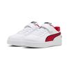 Sneaker PUMA "Scuderia Ferrari Caven 2.0 Sneakers Kinder", Kinder, Gr. 30, weiß (weiß rosso corsa rot), Obermaterial: Synthetik, Leder; Futter: Textil; Innensohle: Textil; Laufsohle: Gummi, Schuhe