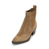Stiefel MARC O'POLO "mit Innenreißverschluss", Damen, Gr. 39, braun (mid braun), Obermaterial: 100% Leder (Rind), Schuhe