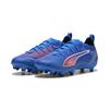 Fußballschuh PUMA "ULTRA 6 PRO FG/AG Fußballschuhe Jugendliche", Kinder, Gr. 29, ultra blau weiß glowing rot, Obermaterial: Synthetik, Textil; Futter: Synthetik, Textil; Innensohle: Textil; Laufsohle: Synthetik, Schuhe