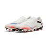 Fußballschuh PUMA "FUTURE 8 MATCH FG/AG Low Fußballschuhe Erwachsene", Gr. 44, weiß schwarz glowing rot, Obermaterial: Synthetik, Textil; Futter: Synthetik, Textil; Innensohle: Textil; Laufsohle: Synthetik, Schuhe