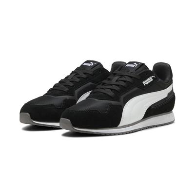 Sneaker PUMA "Softride St Miler Erwachsene", Gr. 43, schwarz, weiß strong gray, Obermaterial:, Leder; Futter: Textil; Innensohle: Textil; Laufsohle: Gummi, Schuhe Image