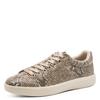 Plateausneaker TAMARIS, Damen, Gr. 40, beige (beige snake), Textil, Lederimitat, Reptilienprägung, sportlich, Schuhe, Freizeitschuh, Halbschuh, Schnürschuh in veganer Verarbeitung