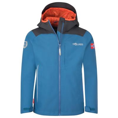 Trollkids - Kids Bergen Jacket - Regenjacke Gr 140 blau Image