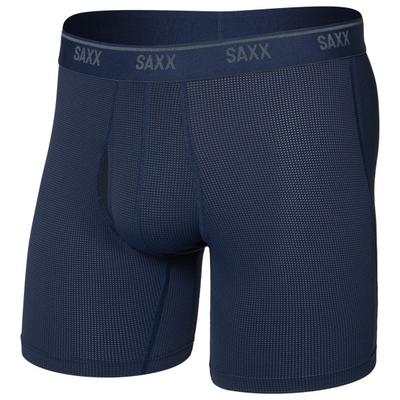 Saxx - Quest Quick-Dry Mesh Boxer Brief Fly - Kunstfaserunterwäsche Gr L blau Image