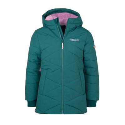 Trollkids - Girl's Bergen Coat - Mantel Gr 152 türkis Image