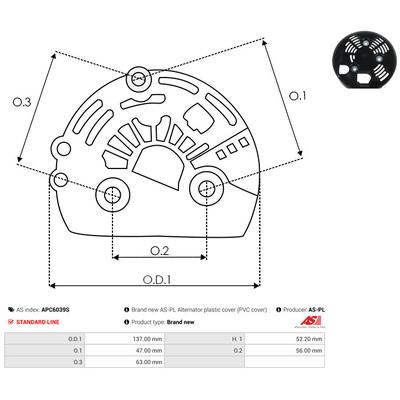 AS-PL Universal APC6039S Image