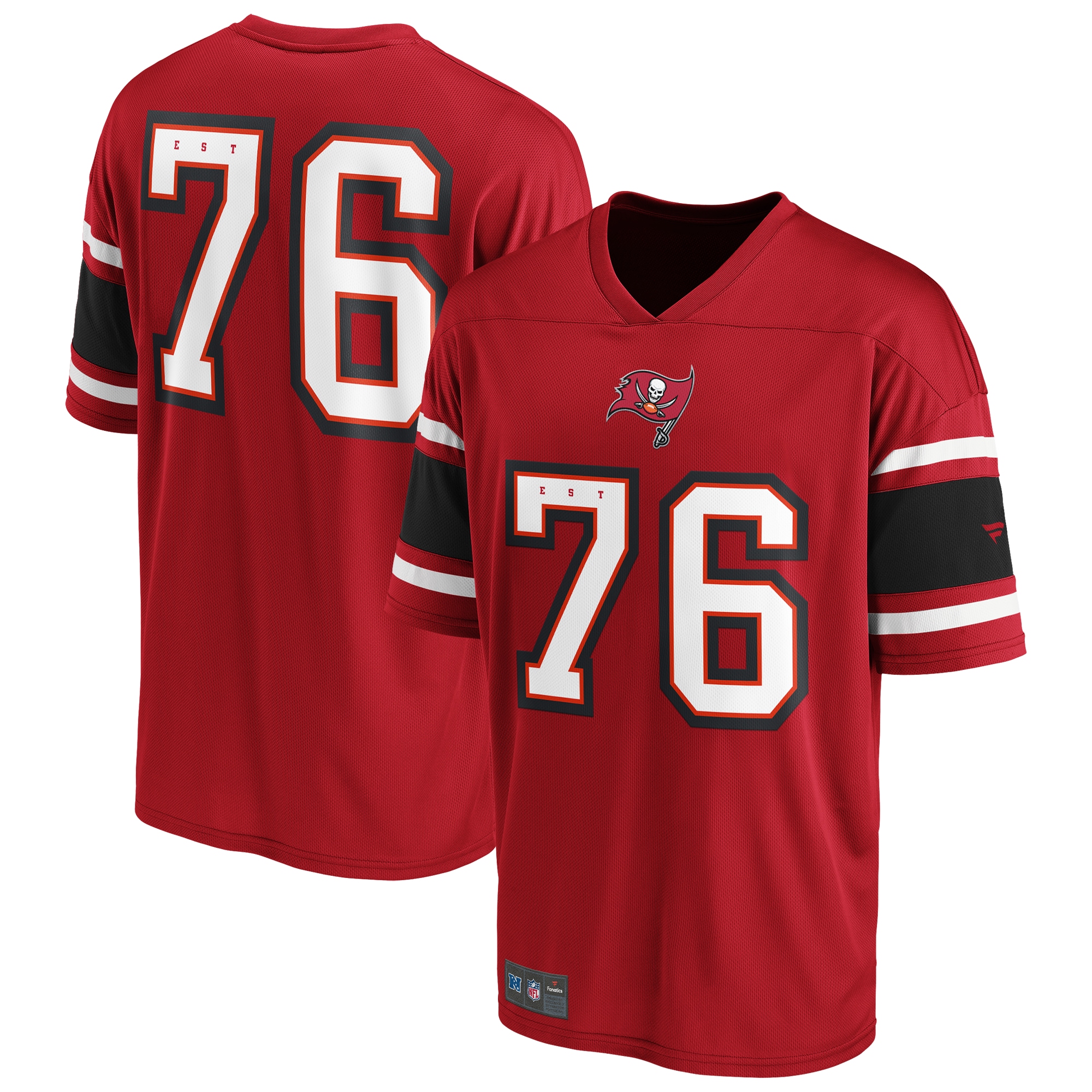Footballtrikot FANATICS "Fanatics Trikot Tampa Bay Buccaneers Foundation Supporters", Herren, Gr. S, rot, 100% Polyester, Trikots Image