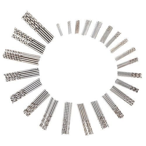 150 stücke 0,4-3,2mm hss mini micro power bohrer set kleine präzision heißer verkauf 150 stück mini spiralbohrer blasformkasten Image
