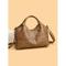 Damen-Umhängetasche aus Kunstleder – elegantes, strukturiertes Design, vielseitige Handtasche für die tägliche Arbeit, zum Einkaufen und für Freizeitausflüge