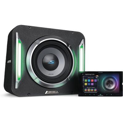 Alpine ILX-W670-S + S2-SB8 Digital Multimedia Receiver + Subwoofer