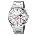 SKMEI Hommes Montre à quartz Mode Affaires Montre-bracelet Phase de Lune Lumineux Chronomètre Calendrier Acier Suivre