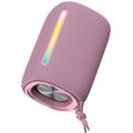 Forever altoparlante bluetooth bs-10 led rosa