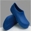 Neue blaue Farbe Küche wasserdichte rutsch feste öl beständige Arbeits schuhe Hotel reiniger Schuhe Größe 36-45 Unisex Sicherheits schuhe
