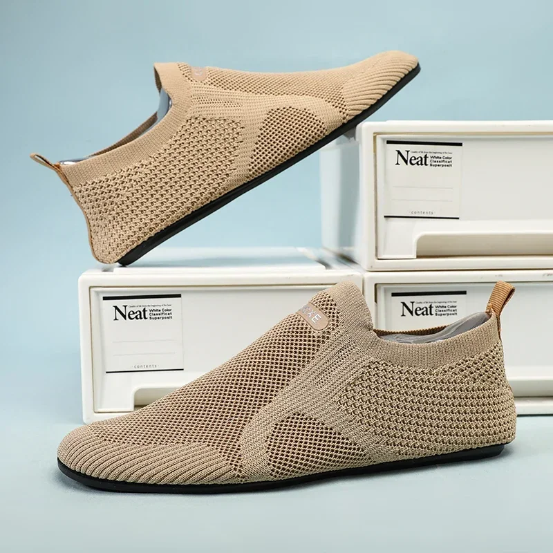 MAEDEF Herren-Loafer, leichte Schuhe für Herren, bequem, lässig, Sportschuhe, atmungsaktives Mesh, langlebig, Outdoor-Wanderschuhe