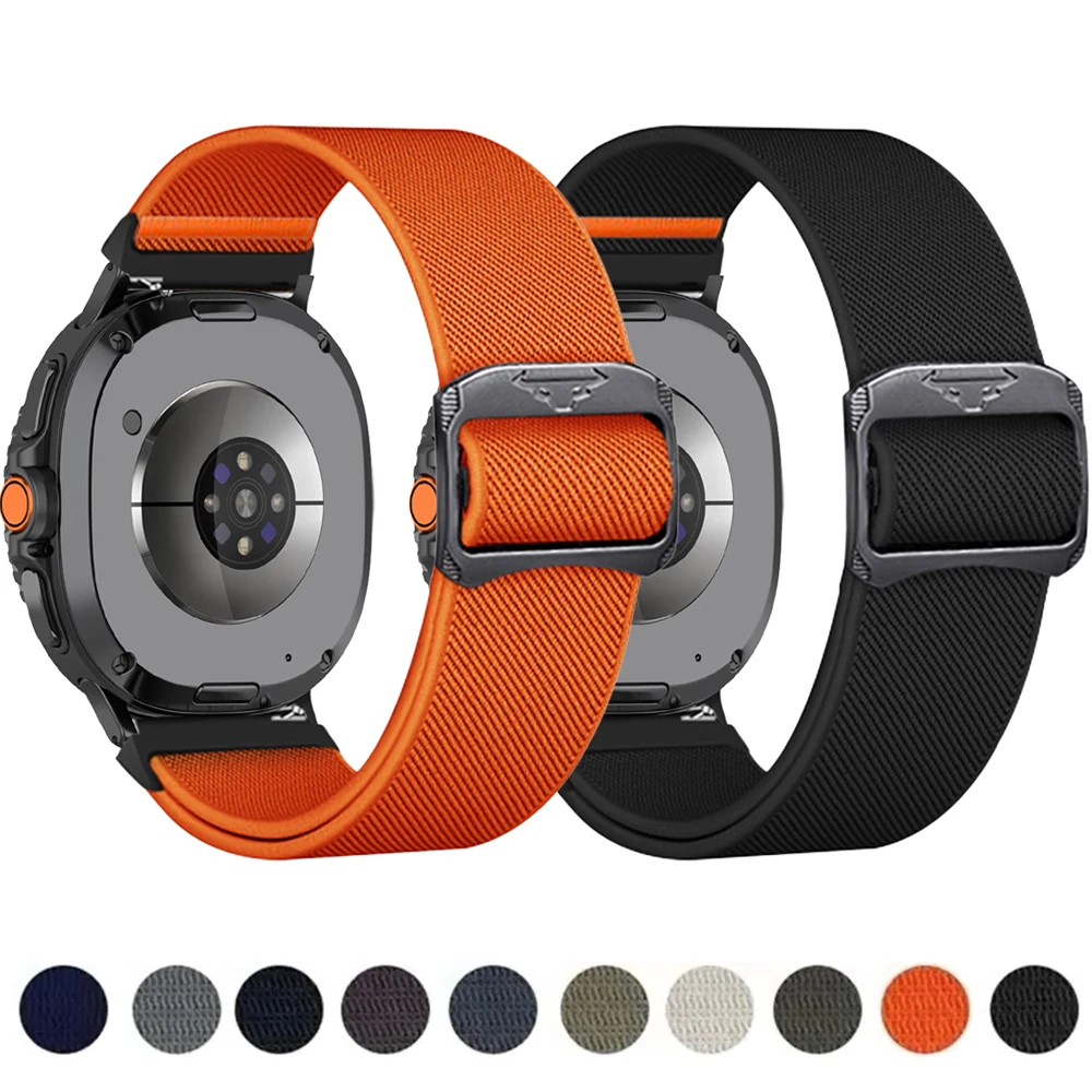 Nylonband für Samsung Galaxy Watch 8 44 40 mm Watch 8Classic, verstellbares Ersatzarmband für Galaxy Ultra2/Watch Ultra Image