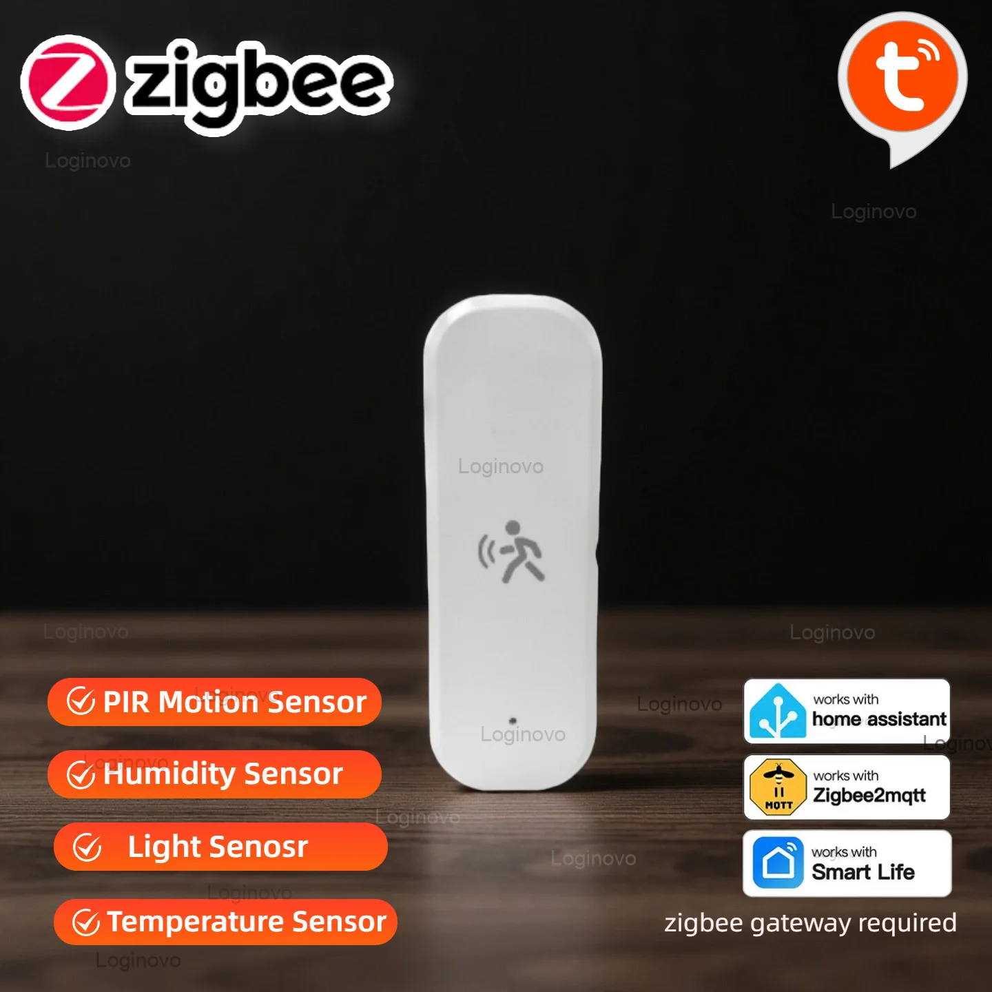 Zigbee 3.0 PIR Motion Sensor Tuya Smart Life Mmwave Radar Humidity Temperature Light Sensor Detector For 2MQTT Home Assistant
