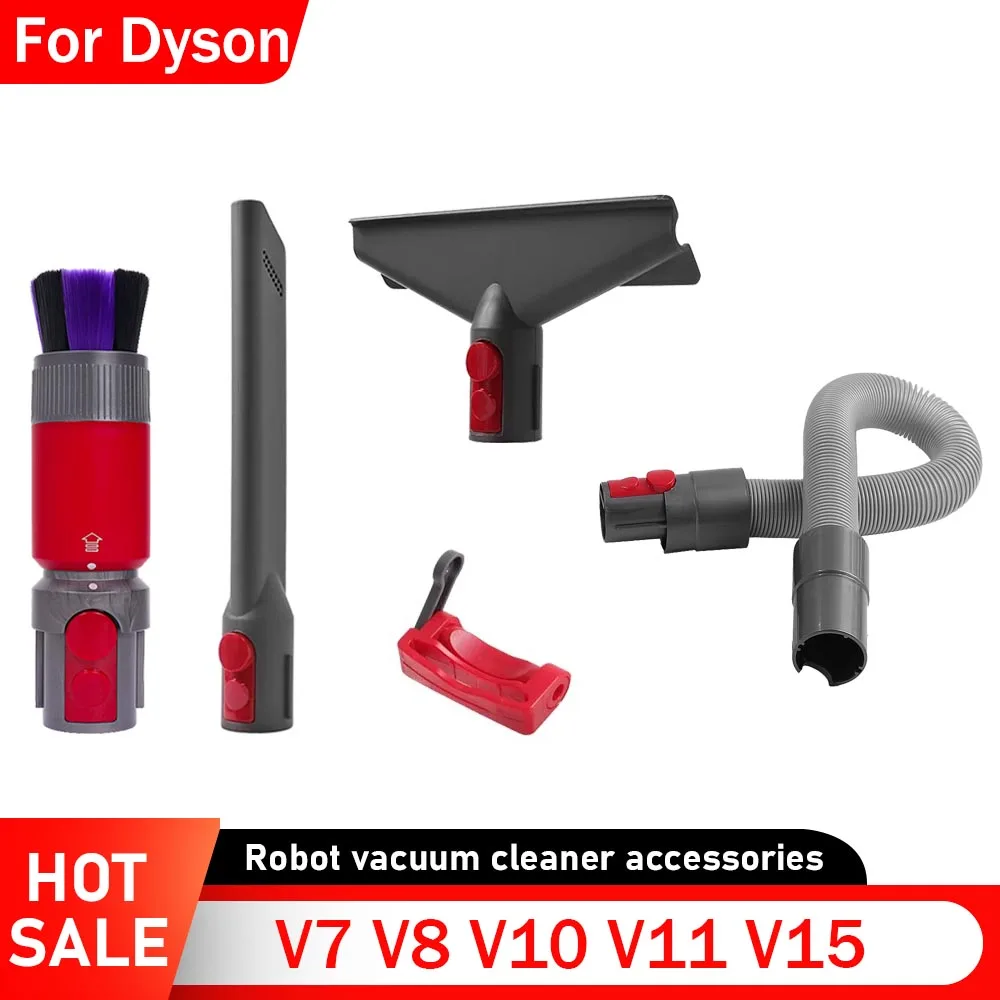 Staubbürste Flexibler Verlängerungsschlauch für Dyson V7 V8 V10 V11 V15 Staubsauger Weiche Borsten Bürste Selbstreinigendes Zubehör Image