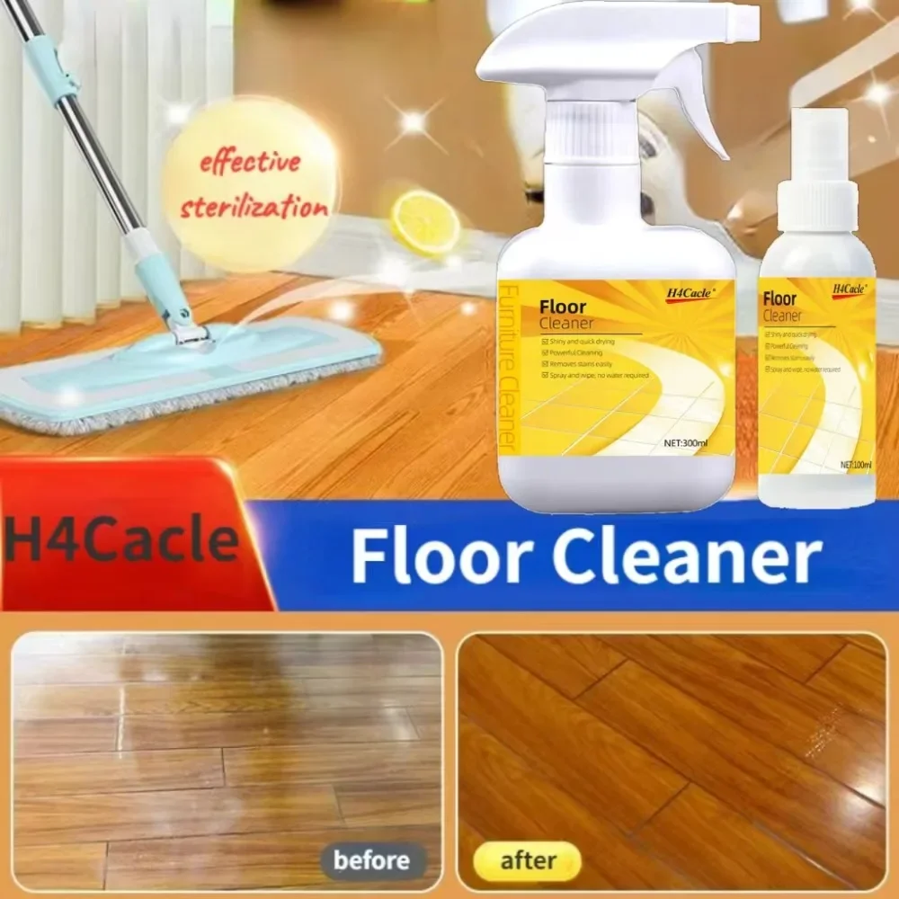 Aufhellender Reiniger für Holzböden, Holzfleckenentferner, Bodenreinigung, Polierflüssigkeit, Reparatur von Kratz, Dekontamination, Bodenreiniger Image