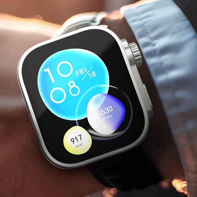 Change To Ultra Hülle für Huawei Watch Fit 3 4 4Pro, gehärtetes Glas, Displayschutzfolie für Huawei Fit4 Fit3, Upgrade auf Ultra 2 Image