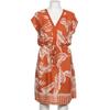 Anna Field Damen Kleid, Gr. 38, orange, Synthetik
