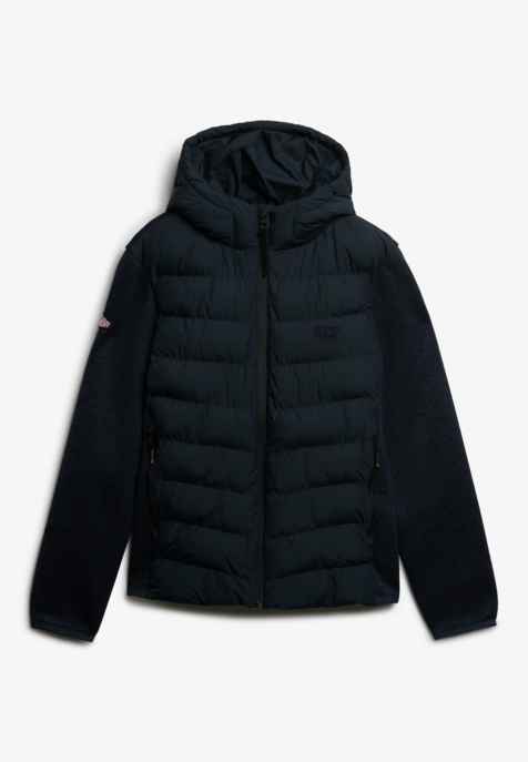 Superdry Jacke "Storm" Gr. XL in Eclipse Navy | 100% recyceltes Polyester
