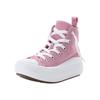 Sneaker CONVERSE "CHUCK TAYLOR ALL STAR MOVE PLATFORM", Gr. 27, cliffside rose, weiß, schwarz, Textil, sportlich, Schuhe