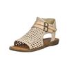 Schaftsandalette BLOWFISH "Blowfish Sandalen Lederimitat", Damen, Gr. 39, gold, Lederimitat, casual, Schuhe