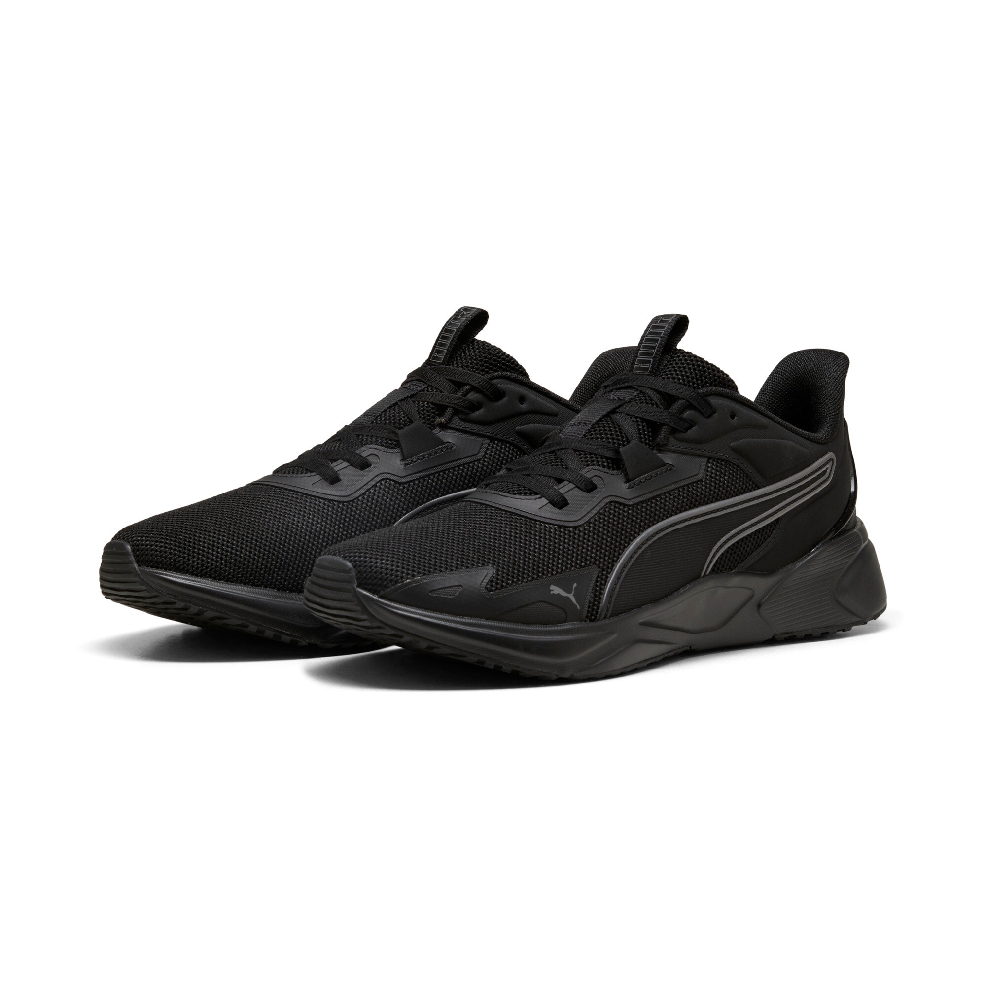 Trainingsschuh PUMA "DISPERSE XT 4 KNIT", Damen, Gr. 45, schwarz (puma schwarz, cool schwarz gray), Textil, Schuhe