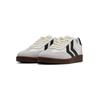 Sneaker HUMMEL "VM78 CPH LS", Gr. 42, weiß (weiß, schwarz), Leder, Synthetik, sportlich, Schuhe