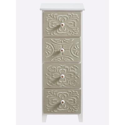 Kommode HEINE HOME, grau, B:35cm H:90,5cm T:33cm, MDF, Sideboards Image