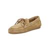 Slipper PAVEMENT "Pavement Slipper Leder", Damen, Gr. 39, grau (taupe), Leder, casual, Schuhe